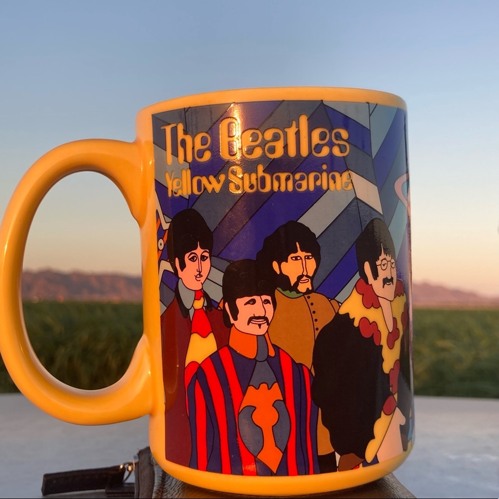 The Beatles yellow submarine mug